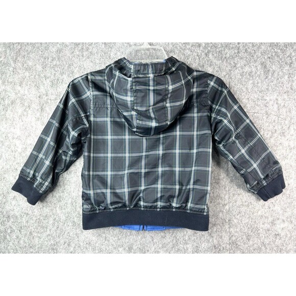 Baby Gap Plaid Reversible Coat Size Toddler 5 Years - Picture 3 of 8
